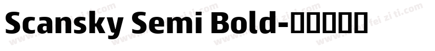 Scansky Semi Bold字体转换